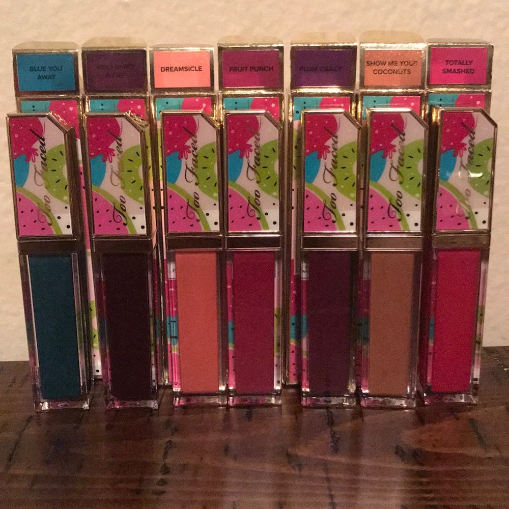 Too Faced Tutti Frutti Lip Glaze set